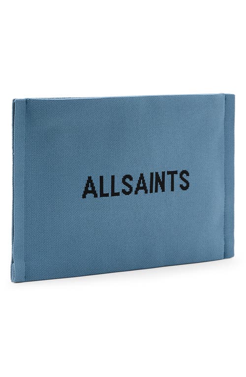 ALLSAINTS ALLSAINTS IZZY LOGO JACQUARD RECYCLED POLYESTER CLUTCH 