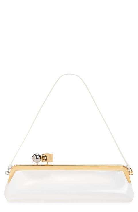 La Pochette Salon Patent Leather Clutch