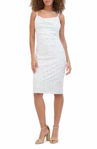 Sequin Crushed Velvet Midi Dress