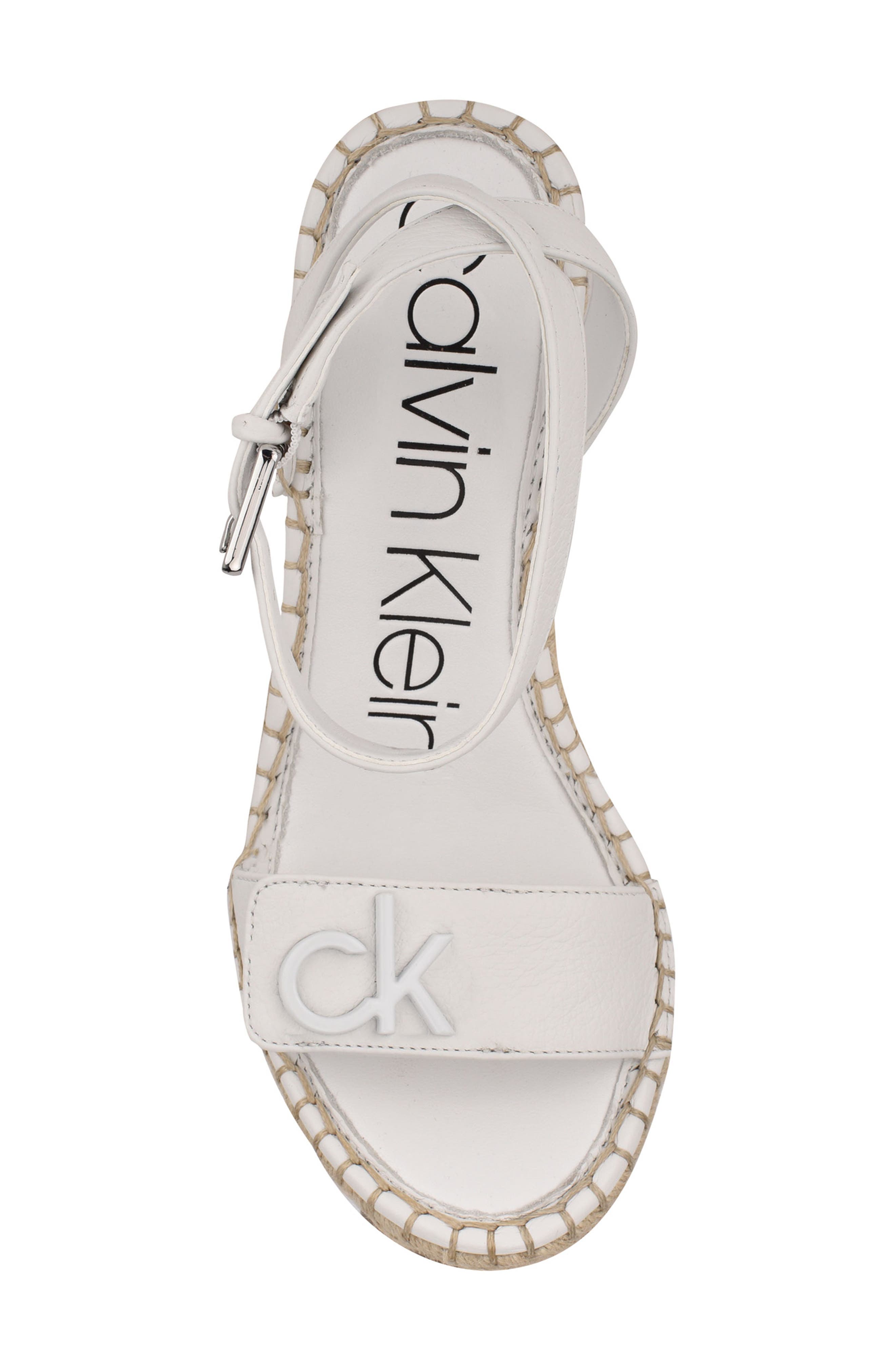 Calvin Klein Karla Espadrille Wedge Sandal, Alternate, color, 