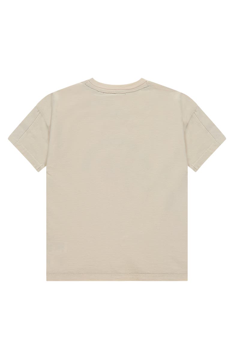 Stains and Stories by Babyface 'The Noodle Club' Short Sleeve T-Shirt, Alternate, color, Cream