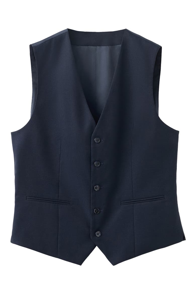 Slim Fit Suit Vest, Alternate, color, NAVY