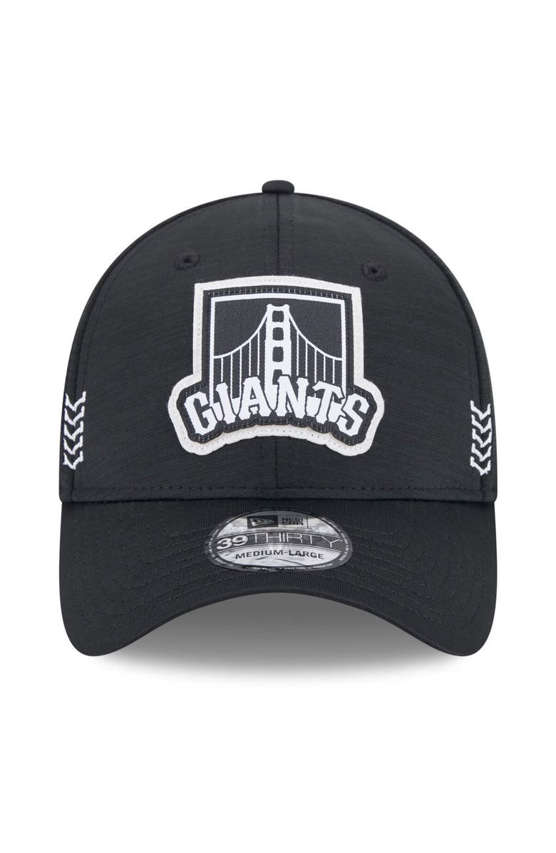 New Era Men's New Era Black San Francisco Giants 2024 Clubhouse 39THIRTY Flex Fit Hat, Alternate, color, Black