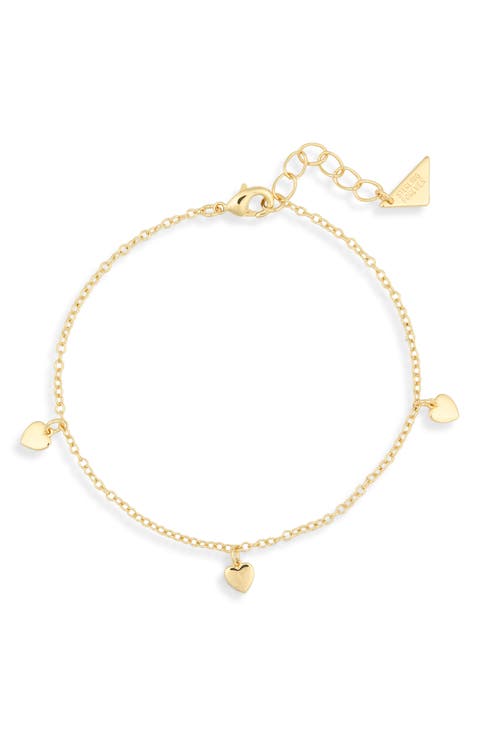 Farrah Heart Charm Bracelet