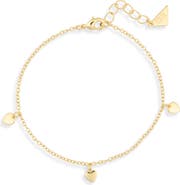 Sterling Forever Farrah Heart Charm Bracelet