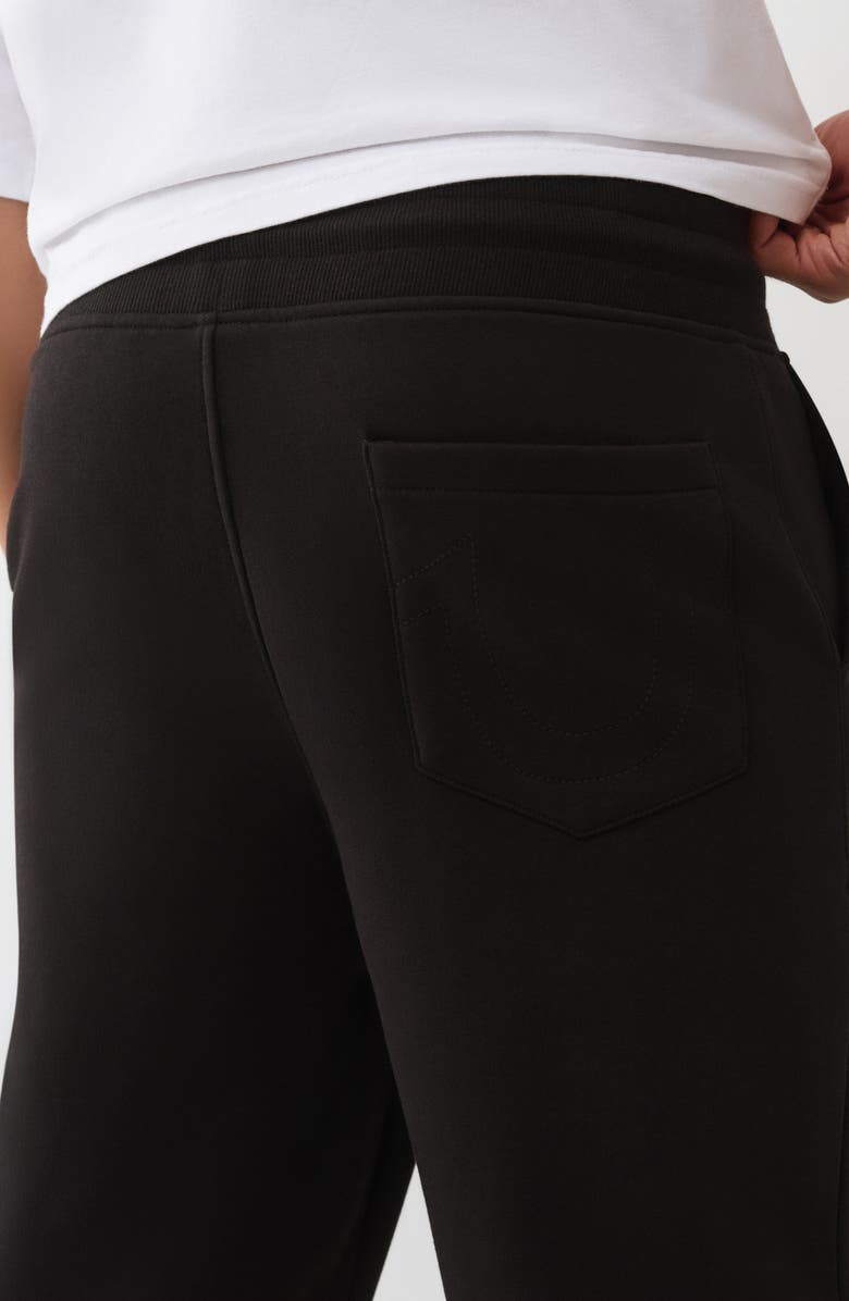 True Religion Logo Embroidered Straight Leg Pants, Alternate, color, 