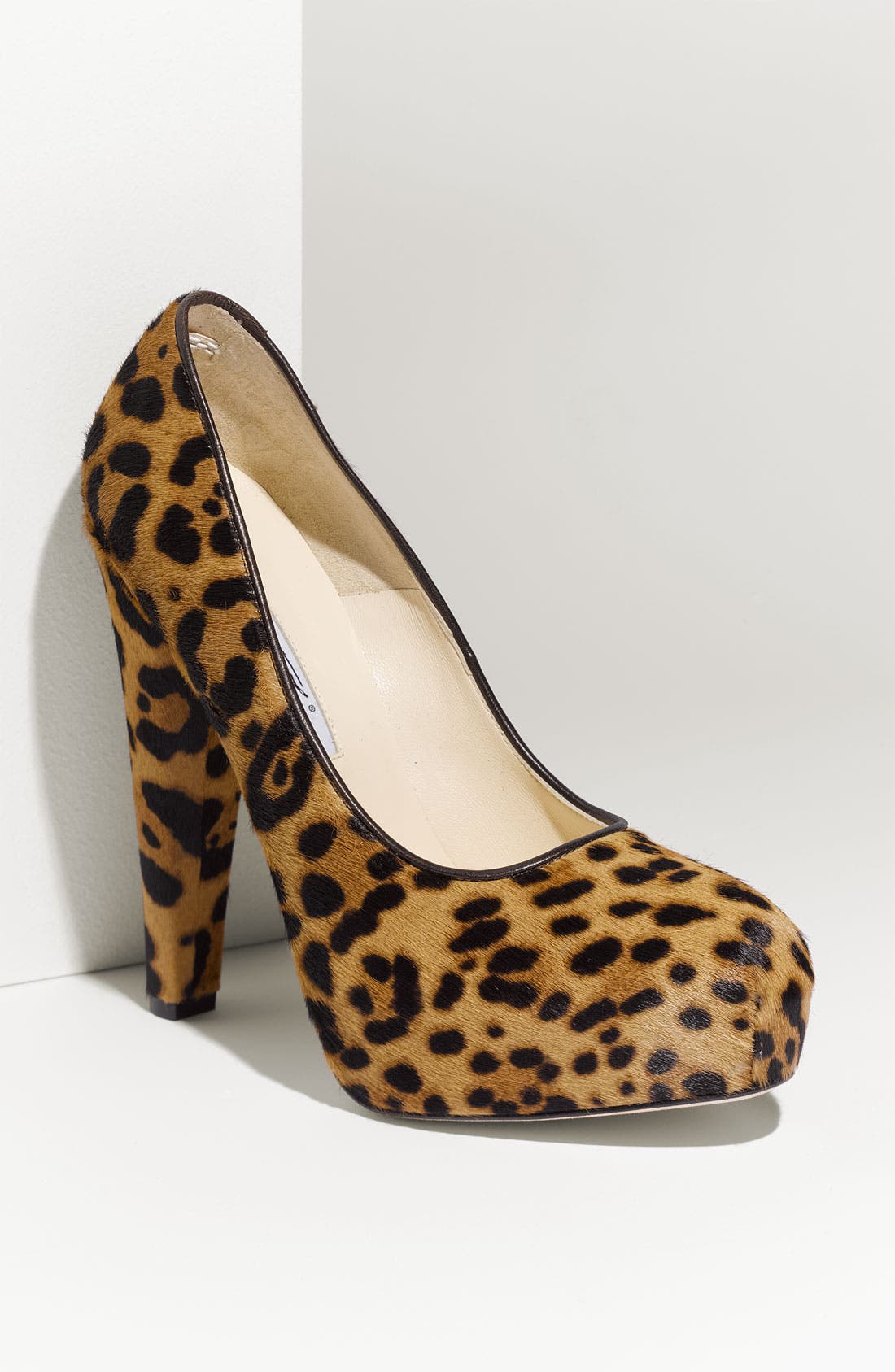 Leopard Print Calf Hair Platform Pump, Main, color, LEOPARD