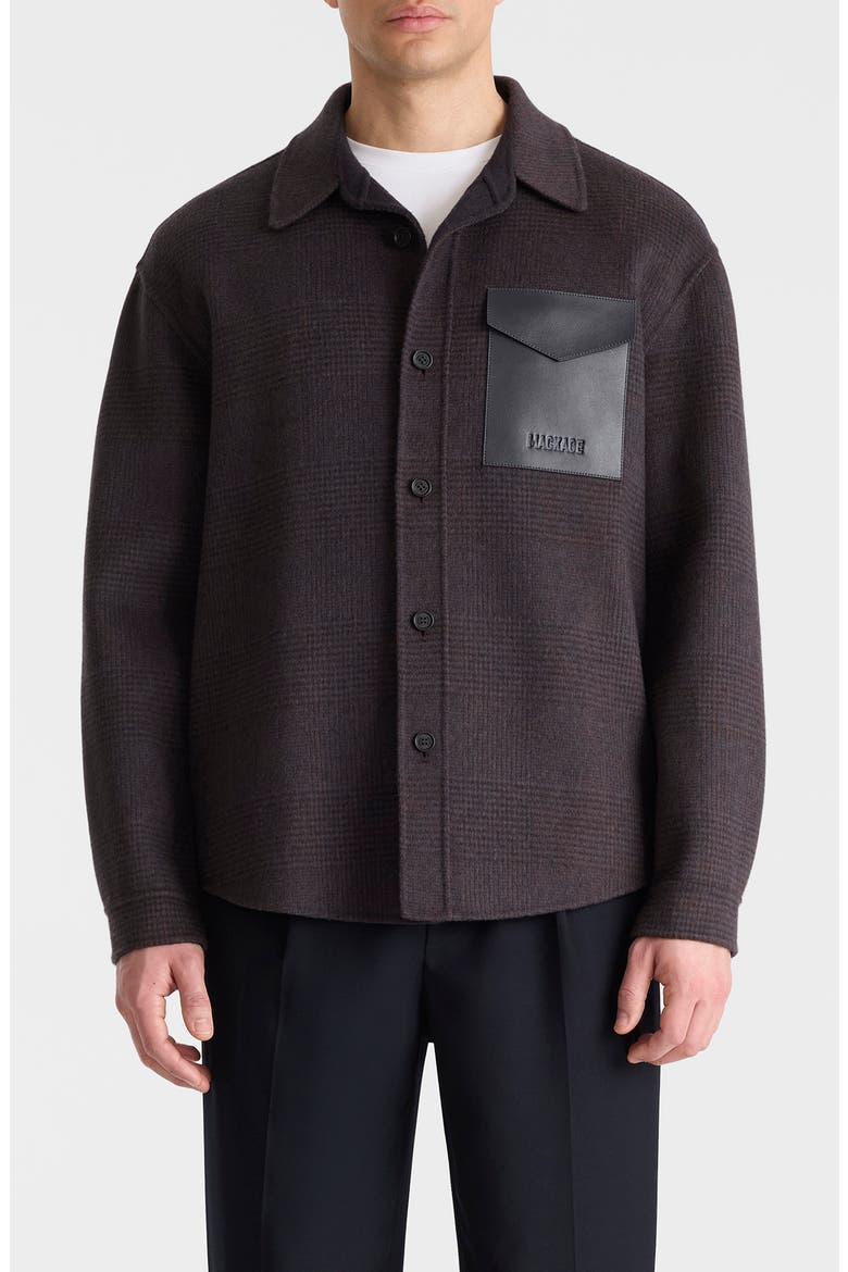 Emmanuel Plaid Wool Jacket, Main, color, NAVY-COFFEE