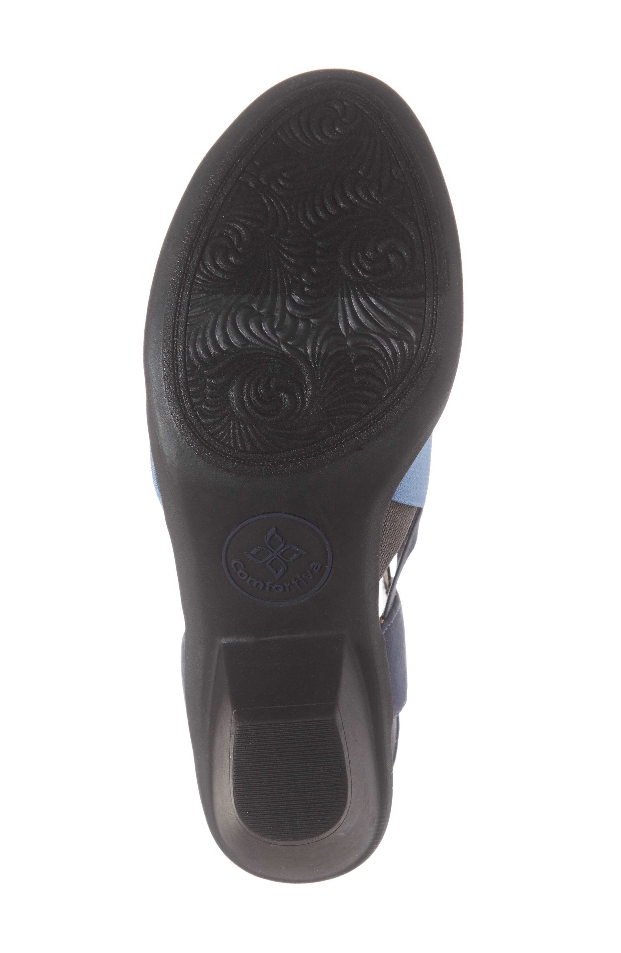 Farrow Woven Slingback Sandal, Alternate, color, DENIM NUBUCK LEATHER