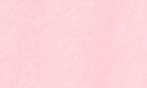 Cece Heart Elbow Patch Crew Pullover In Pink