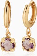 Oradina 14K Gold Antica Drop Earrings