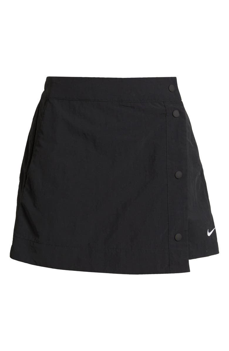 Nike Sportswear Essential Water Repellent Woven Skort, Alternate, color, 010 010 Black/White