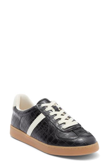 Nordstrom Rack Philly Embossed Lace-up Sneaker In Black
