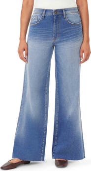 Kensie The Kaya High Rise Wide Leg Jeans