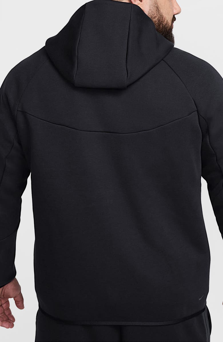 Nike Tech Windrunner Zip Hoodie, Alternate, color, Black/ Black