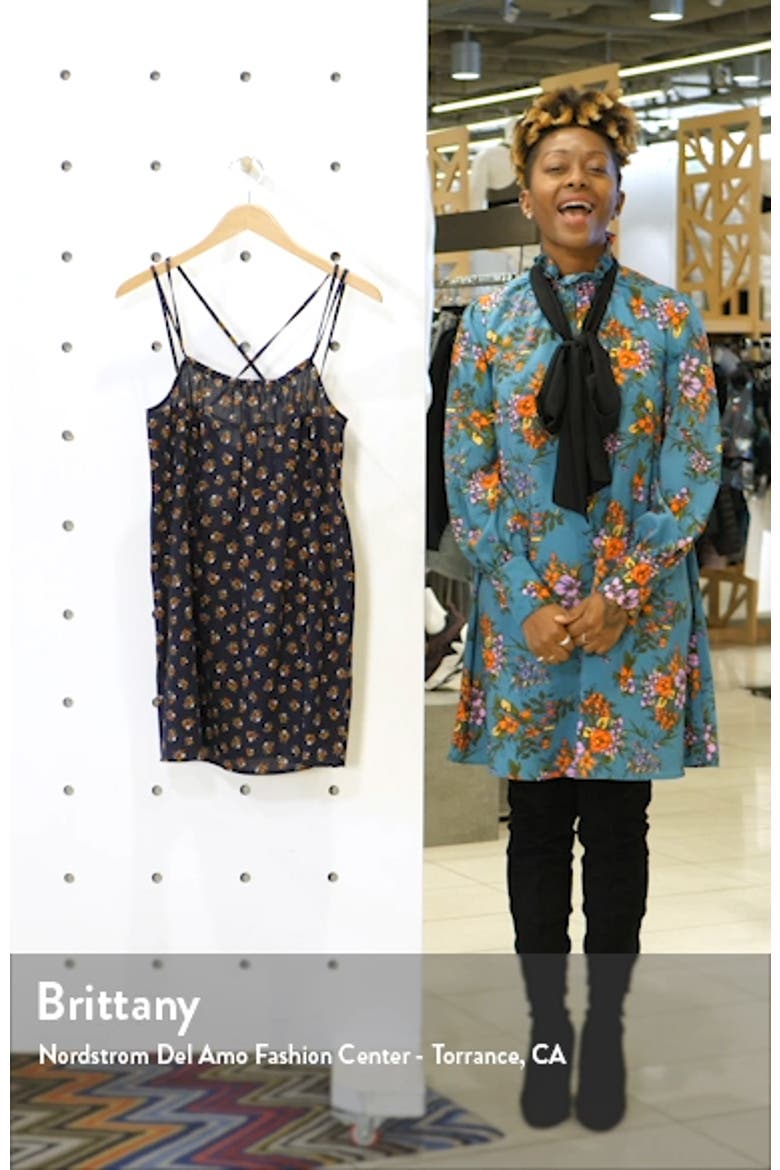 Tie-Back Cover-Up Minidress video