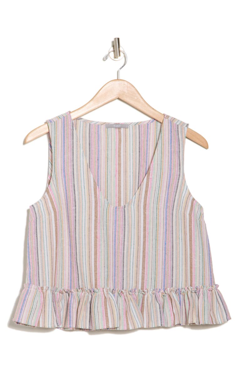Bray Stripe Tank, Alternate, color, SPRING STRIPE