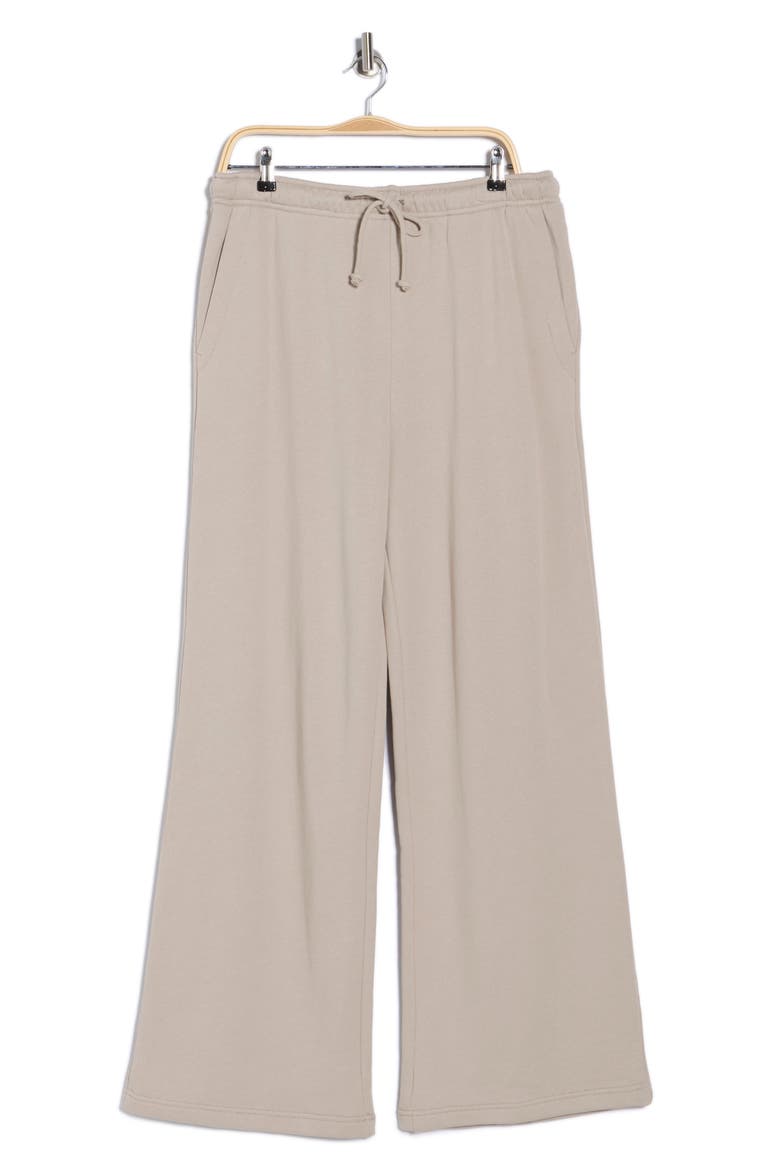 Baggy Cotton Blend Pants, Alternate, color, GREY OWL