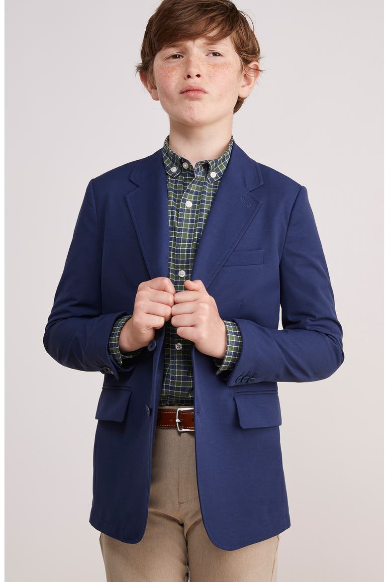 Kids' On-the-Go Blazer, Alternate, color, BLUE BLAZER