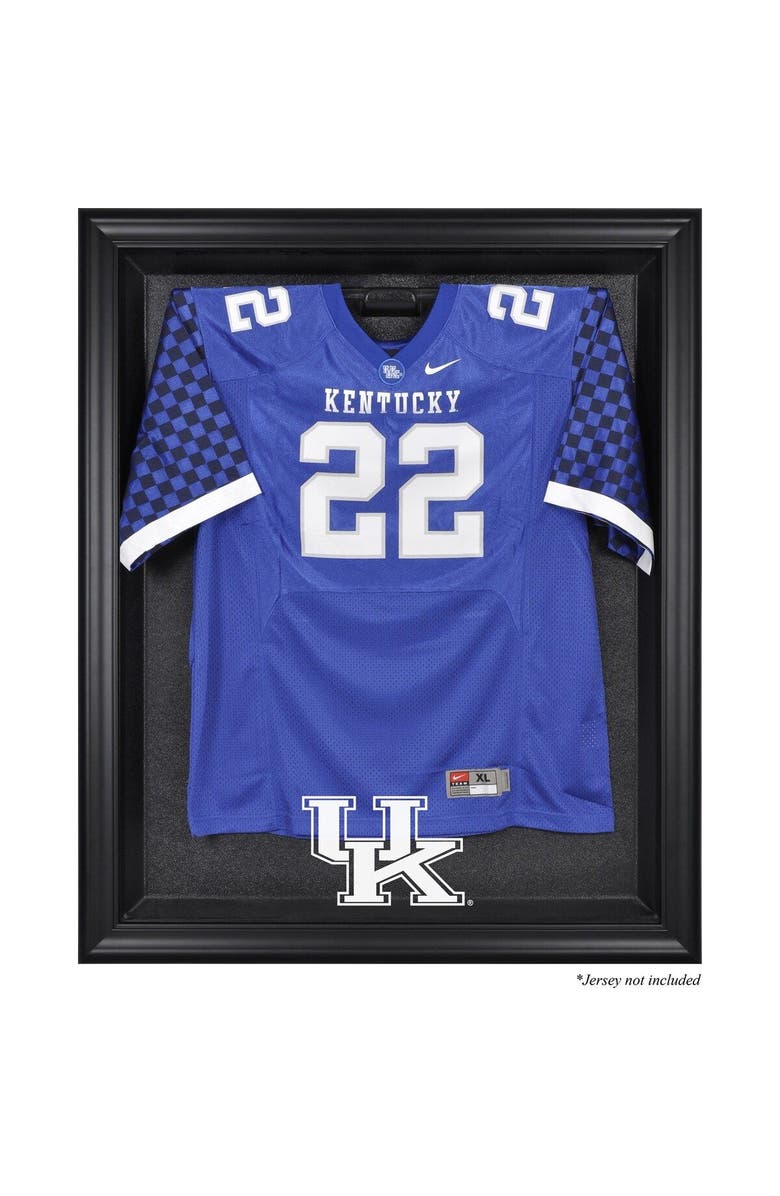 FANATICS AUTHENTIC Kentucky Wildcats Black Framed Logo Jersey Display Case, Main, color, 
