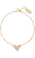 Nashelle Initial Heart Bracelet
