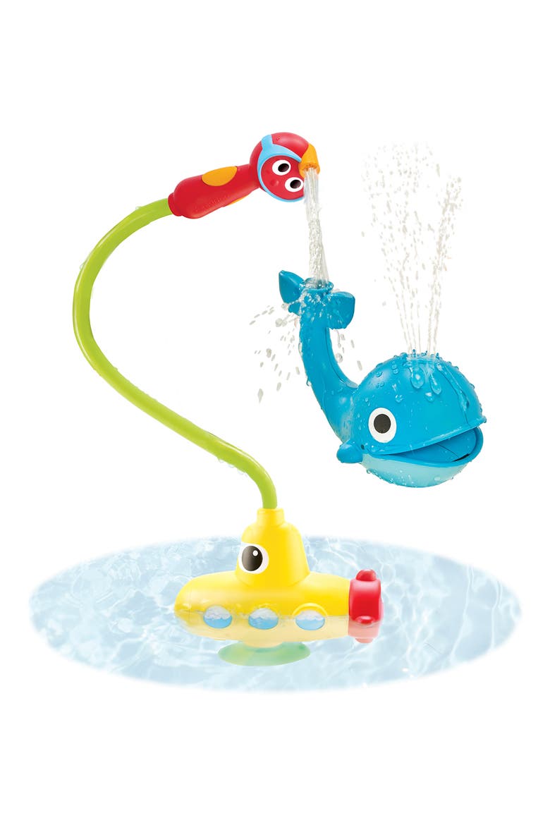 Submarine Spray Whale Toy, Main, color, MULTI