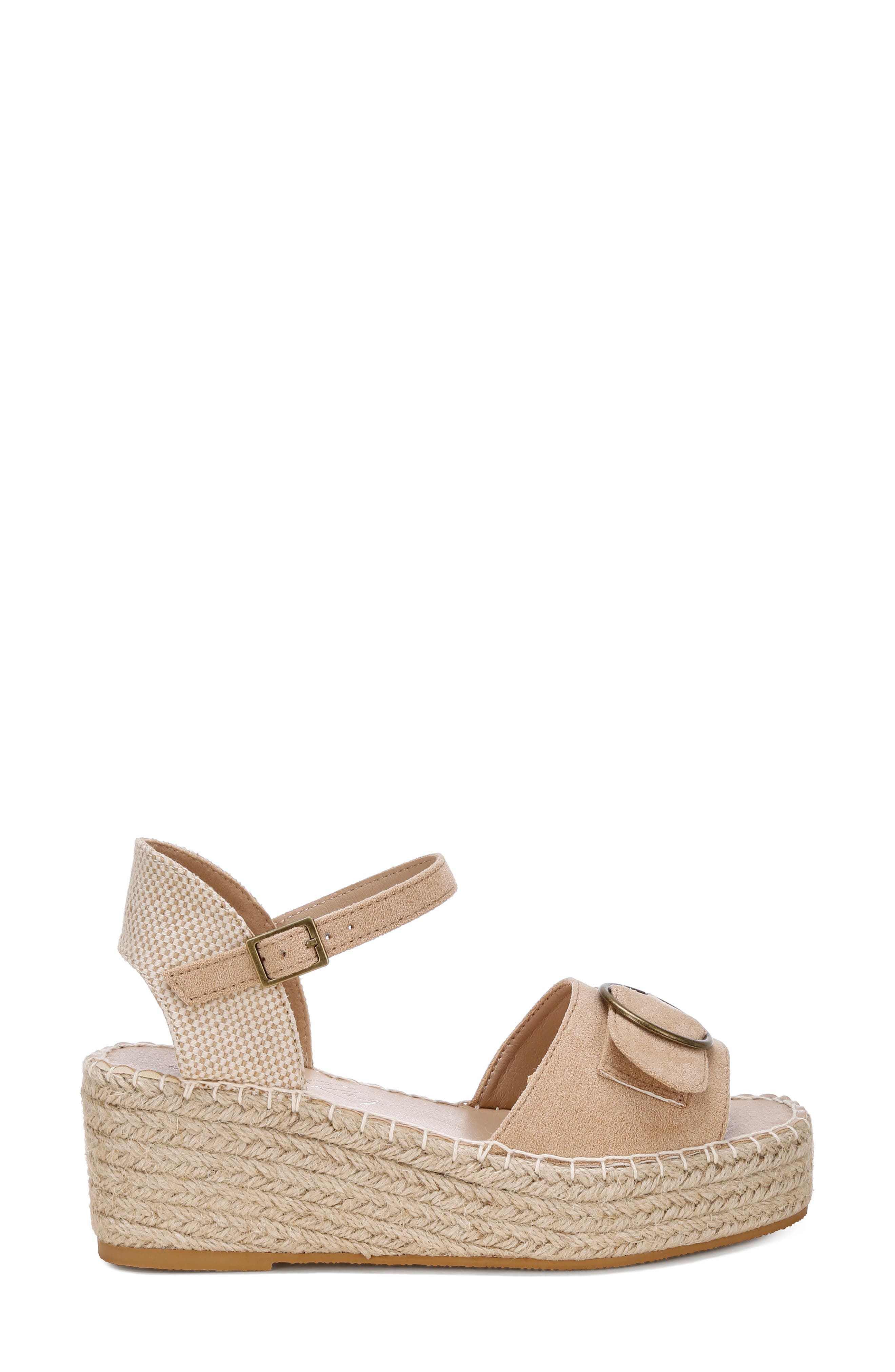 Amilta Platform Wedge Espadrille Sandal, Alternate, color, BEIGE