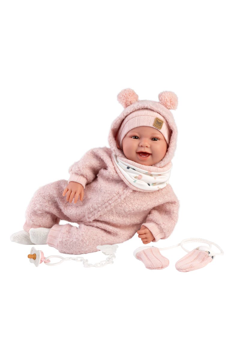 Llorens Tabitha 17.3-Inch Laughing Baby Doll, Alternate, color, Multi