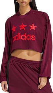 adidas Originals Mesh Cropped Hockey Jersey