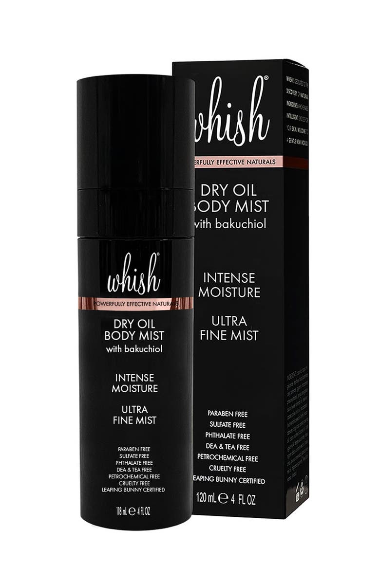 Whish Beauty Dry Oil Body Mist with Bakuchiol, Alternate, color,