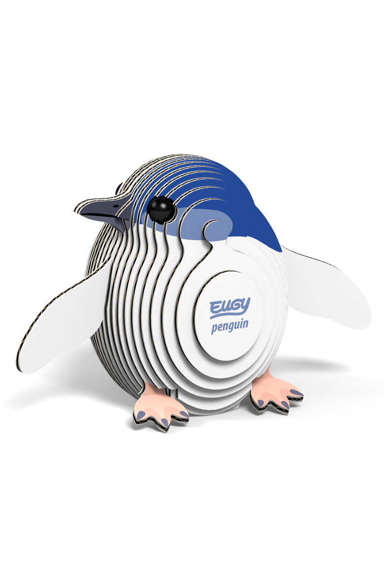 Penguin 3D Puzzle, Alternate, color, No Color