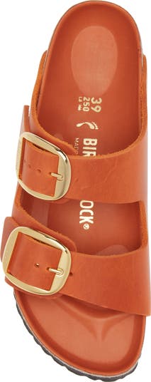 Arizona Big Buckle Genuine Shearling Lined Sandal
