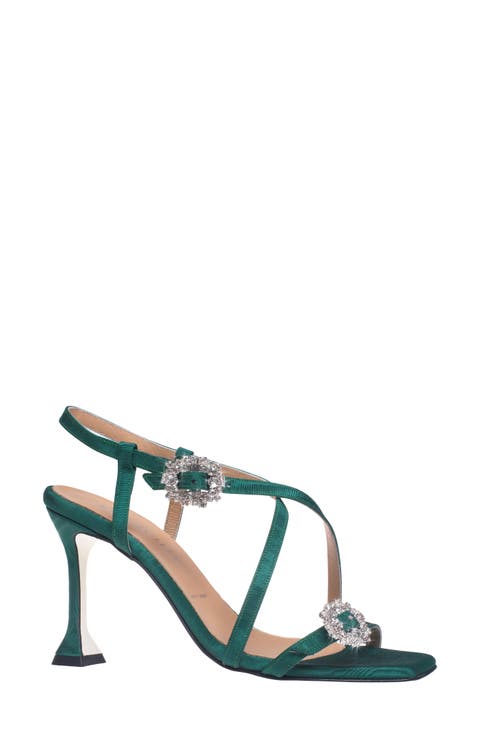 Nicolette Crystal Buckle Weatherproof Sandal (Women)
