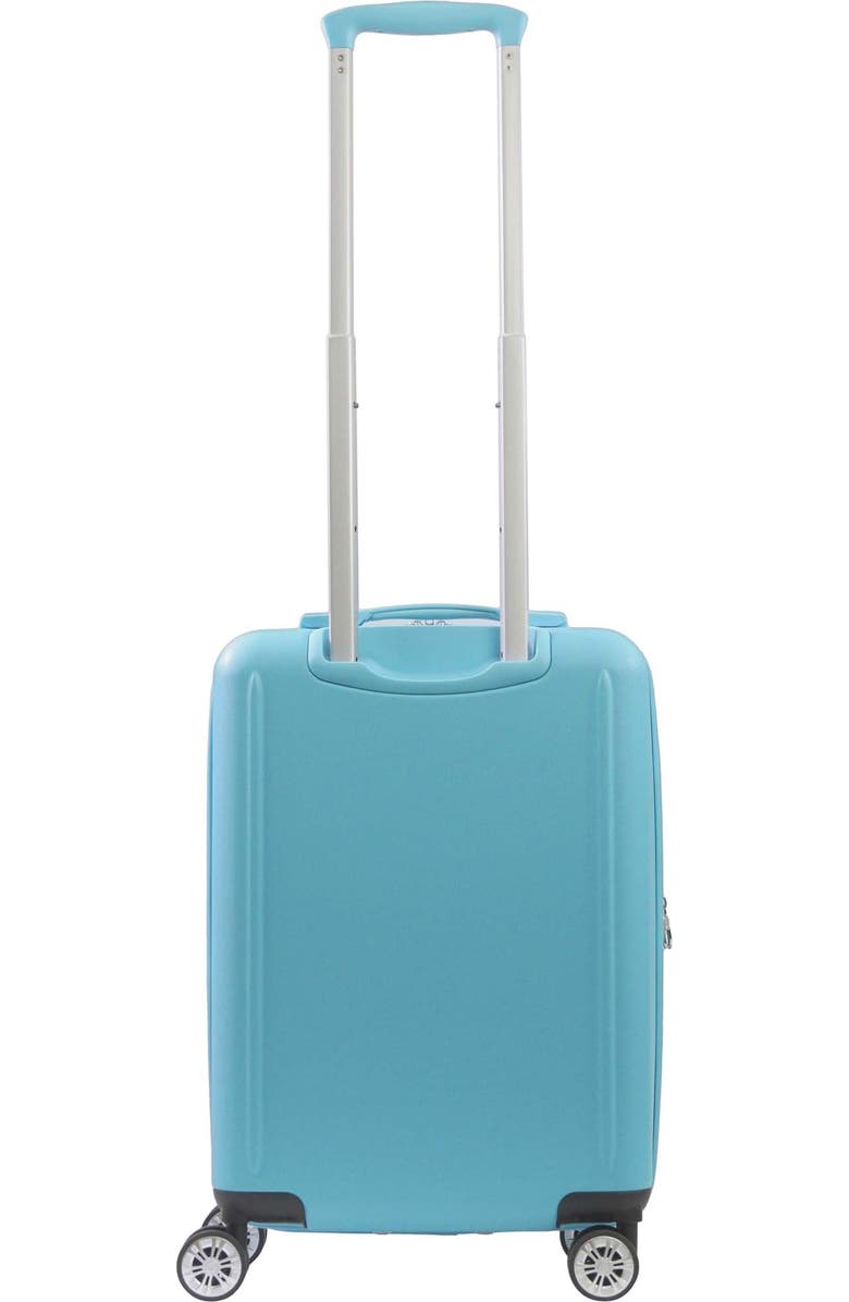 Tommy Bahama 21.5" Carry-On Hardside Spinner Luggage with 3D Pineapple, Alternate, color, Blue