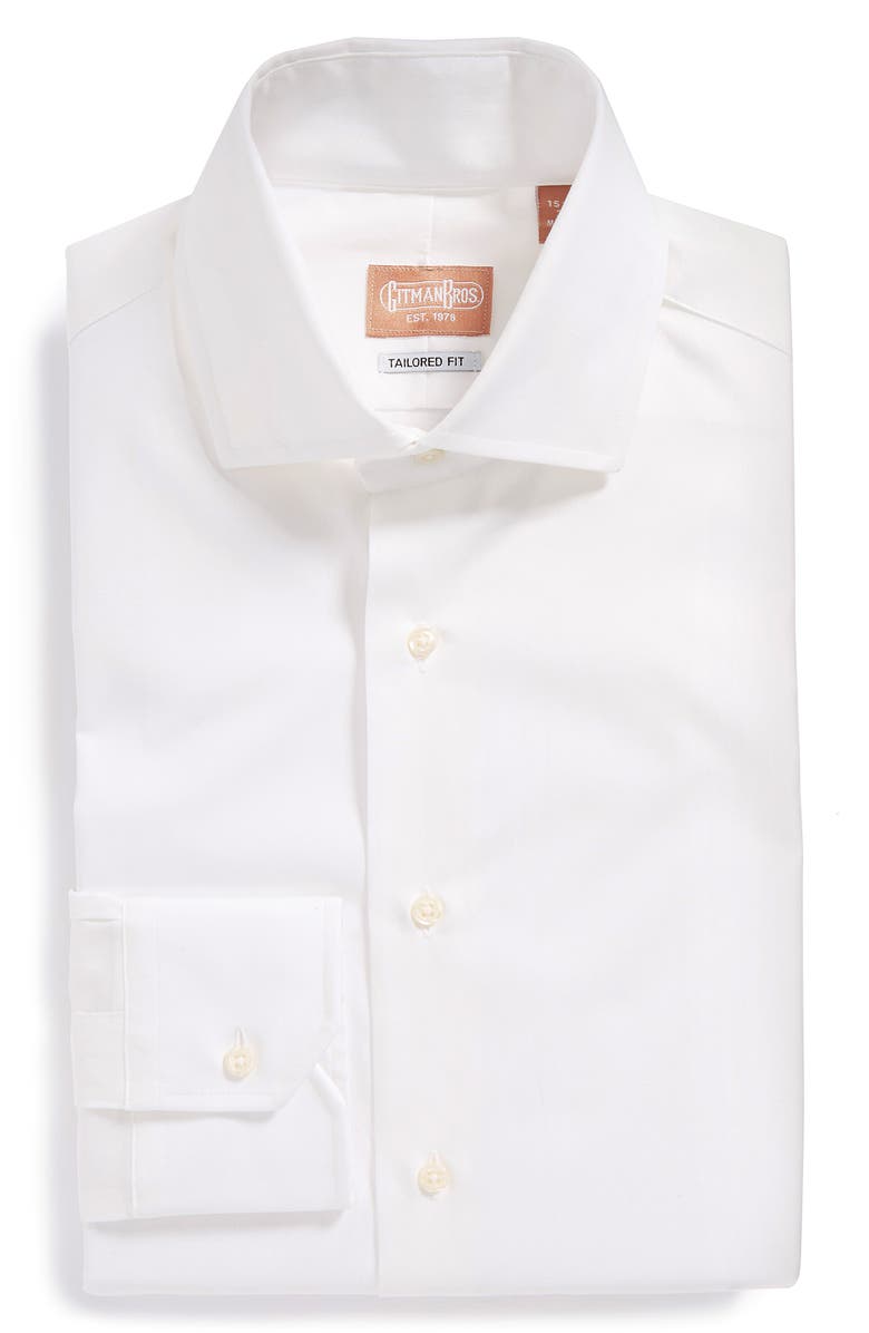 Gitman Tailored Fit Dress Shirt, Alternate, color, 