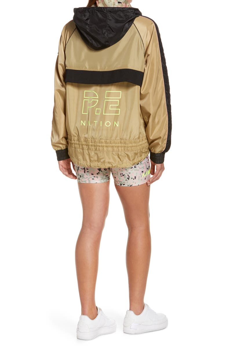 P.E Nation Man Down Reversible Hooded Jacket, Alternate, color, 