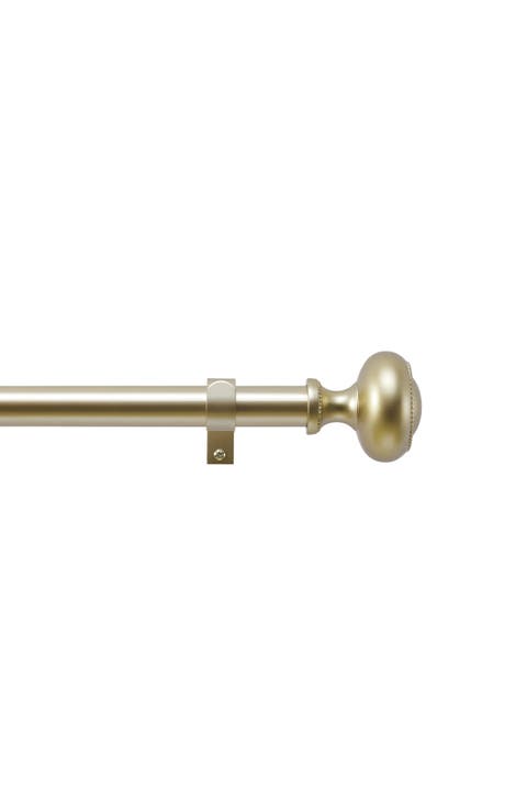 Barrett Adjustable Curtain Rod & Finial Set