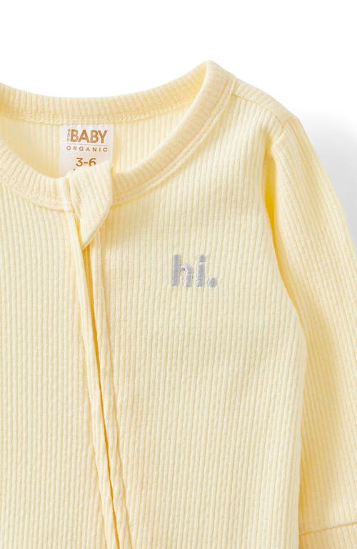 Cotton On Kids Organic Pointelle Zip All In One Romper In Neutral