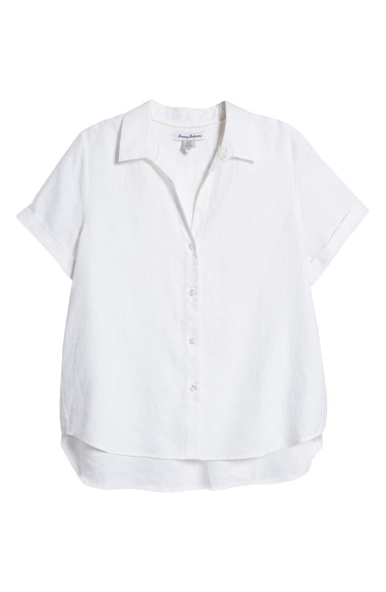 Tommy Bahama Costalina Linen Camp Shirt, Alternate, color, 