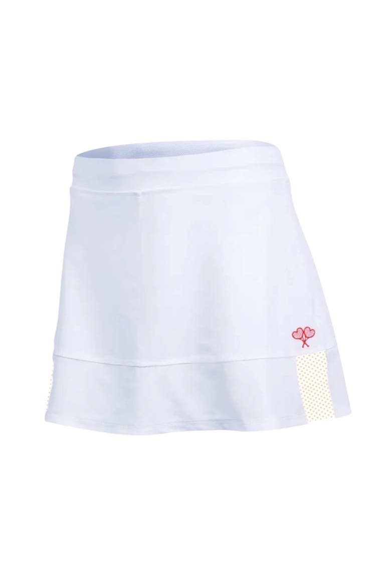 Women's Tracy Skort Polka Dot, Main, color, White