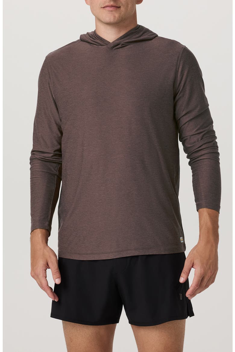 Strato Tech Hoodie, Main, color, HUCKLEBERRY HEATHER