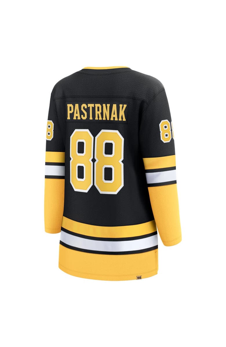 FANATICS Women's Fanatics David Pastrnak Black Boston Bruins 100th Anniversary Premier Breakaway Player Jersey, Alternate, color, Black