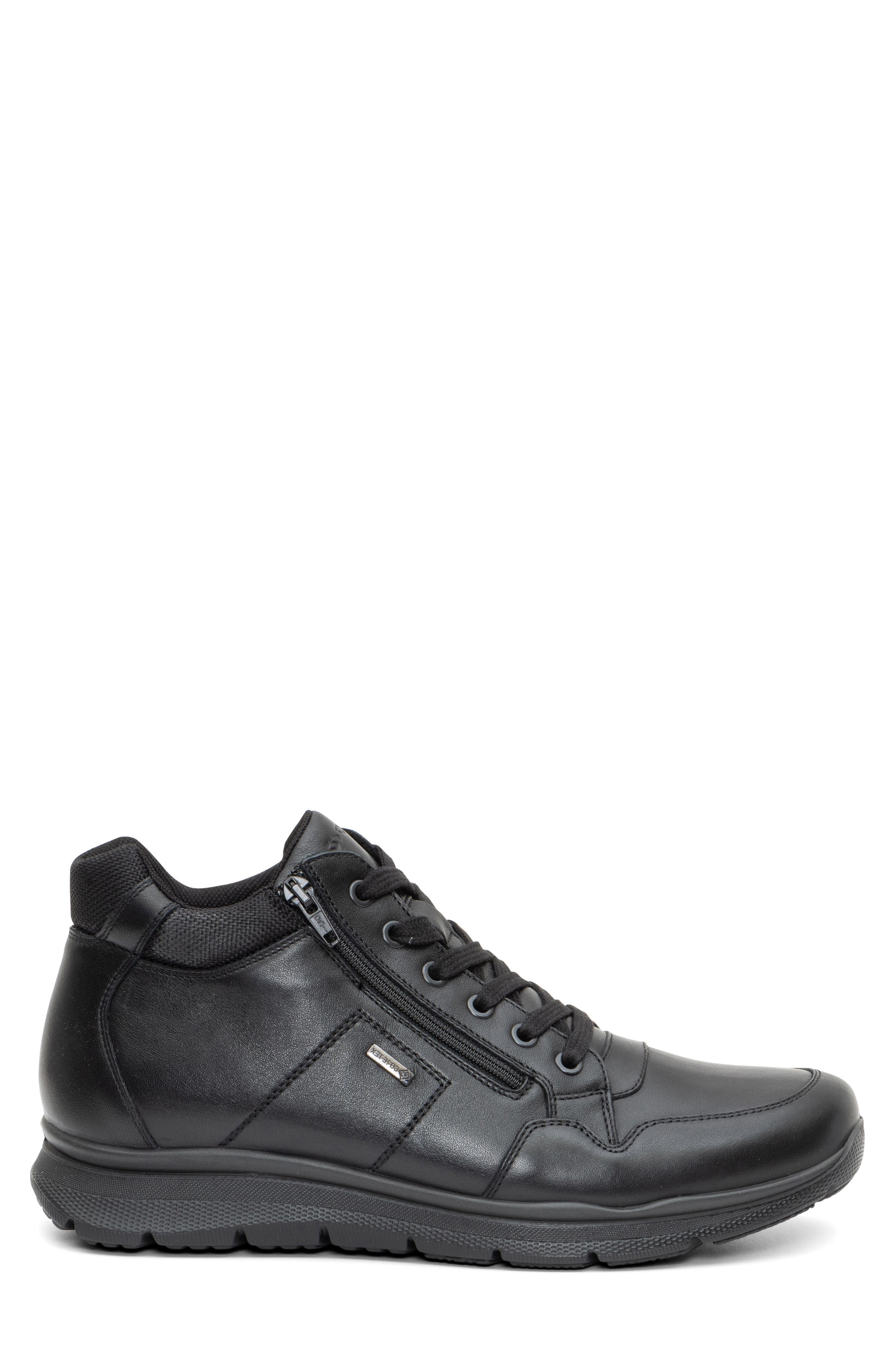 ara Braxton Waterproof Sneaker, Alternate, color, Black