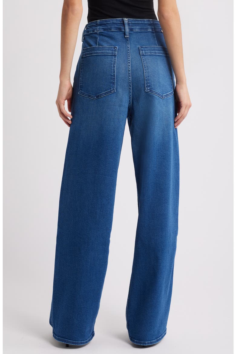 The Major Sneak Roller High Waist Wide Leg Jeans, Alternate, color, WHATEVER YOU WANT