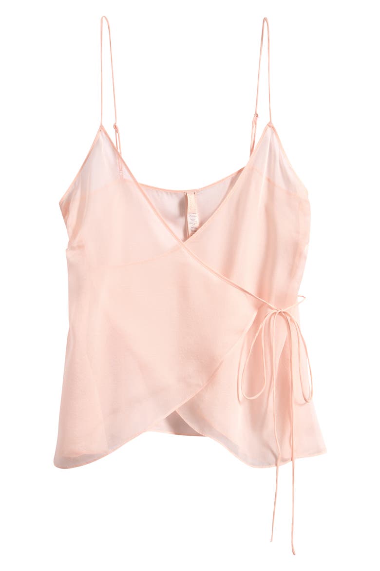 Romance Silk Wrap Camisole, Alternate, color, PRIMROSE