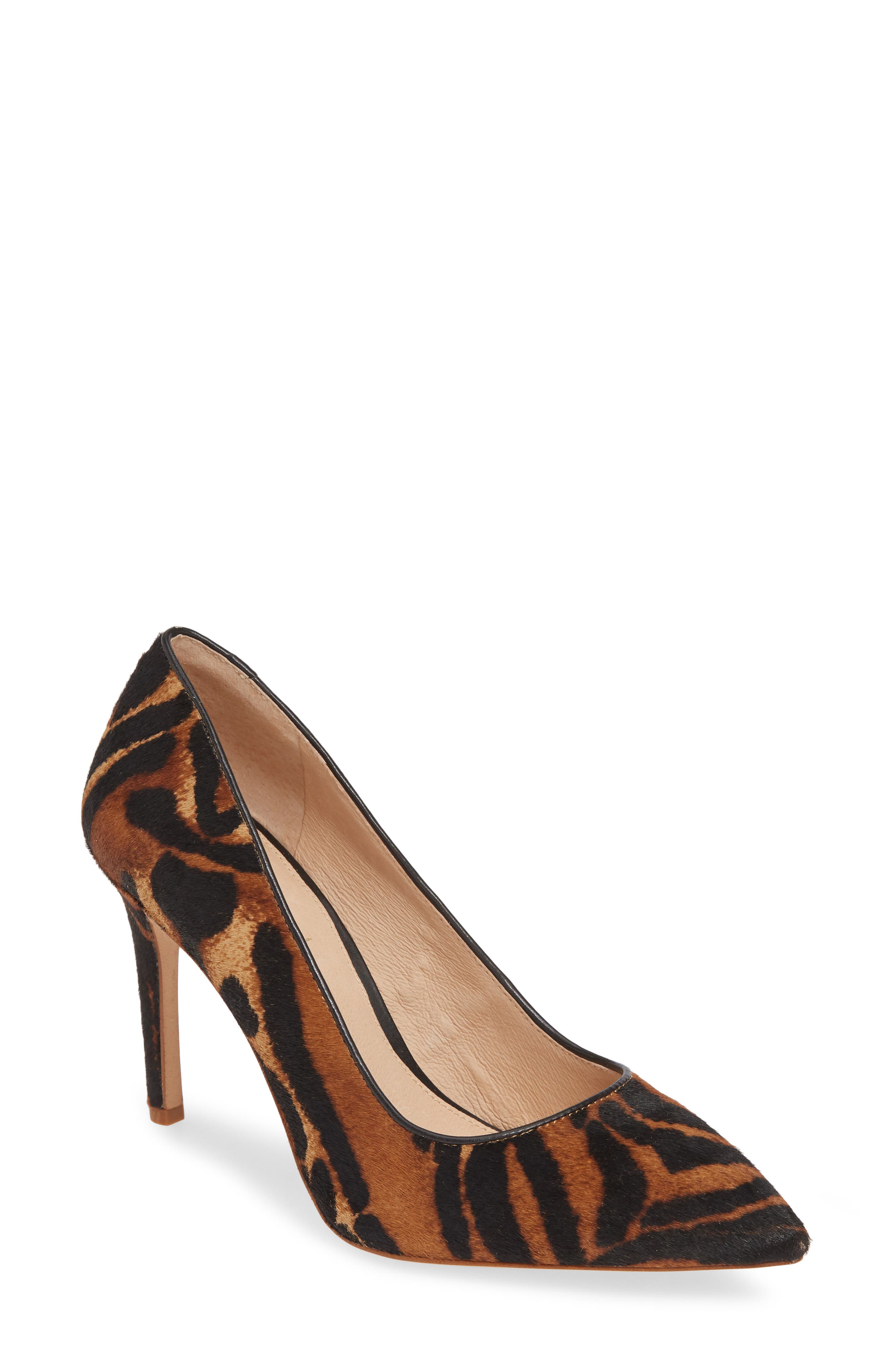 Hanabeth Genuine Calf Hair Pump, Main, color, ZEOPARD CALF HAIR