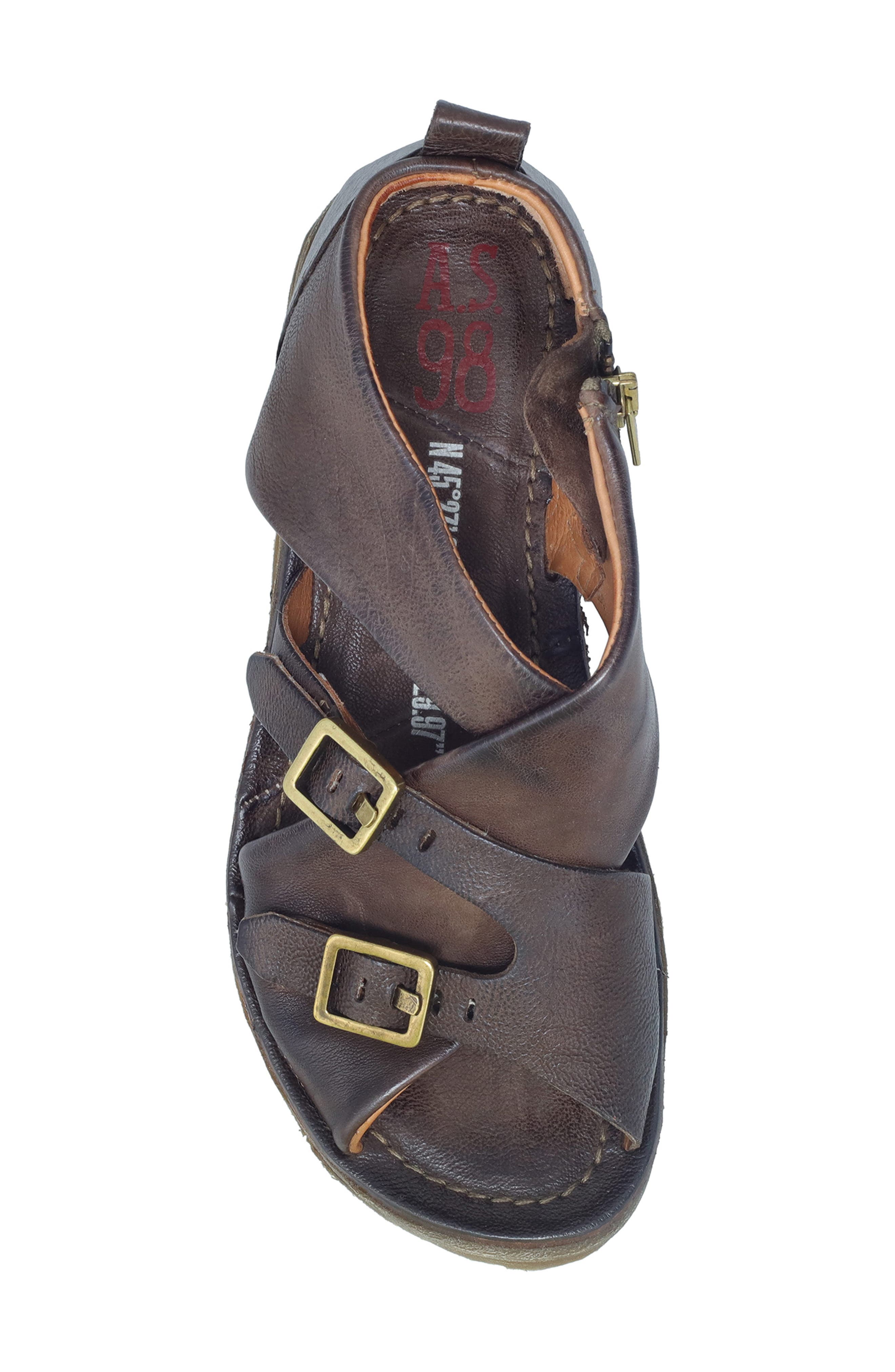 A.S.98 Riggs Sandal, Alternate, color, Chocolate