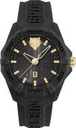 PLEIN SPORT Fearless Silicone Strap Watch, 38mm
