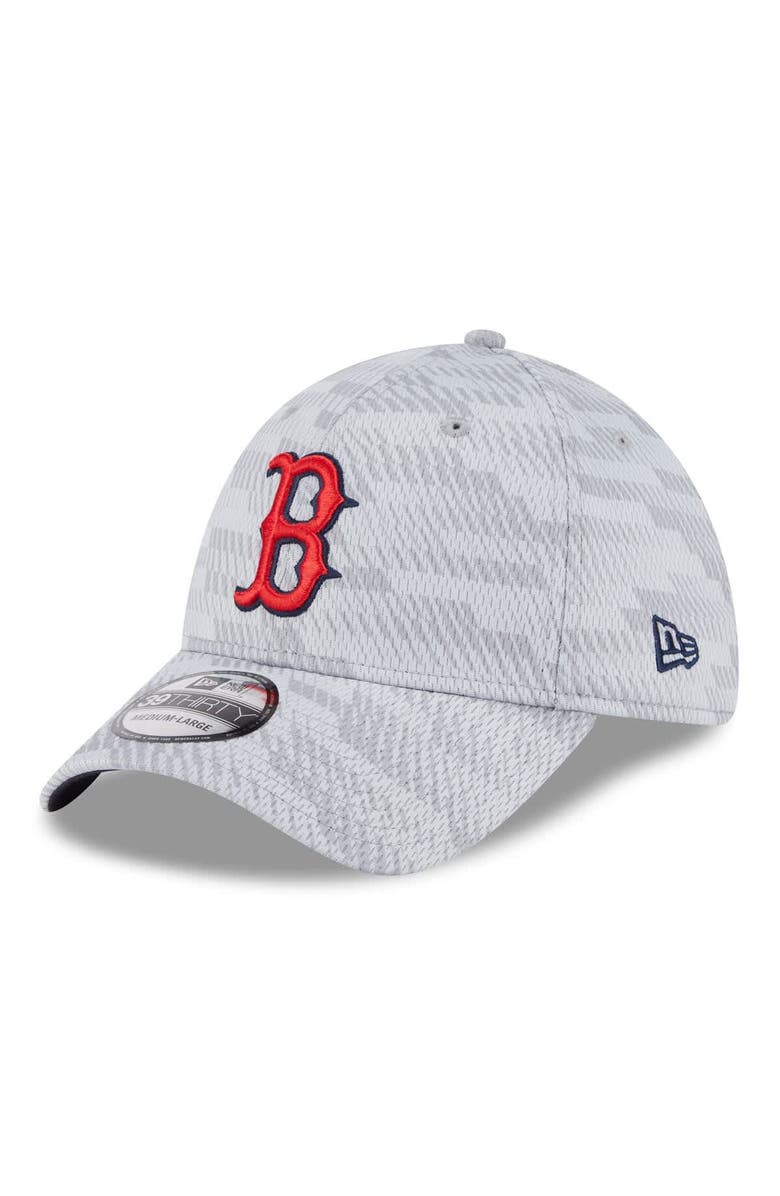 New Era Men's New Era Gray Boston Red Sox 2025 MLB Clubhouse 39THIRTY Flex Hat, Alternate, color, Gray