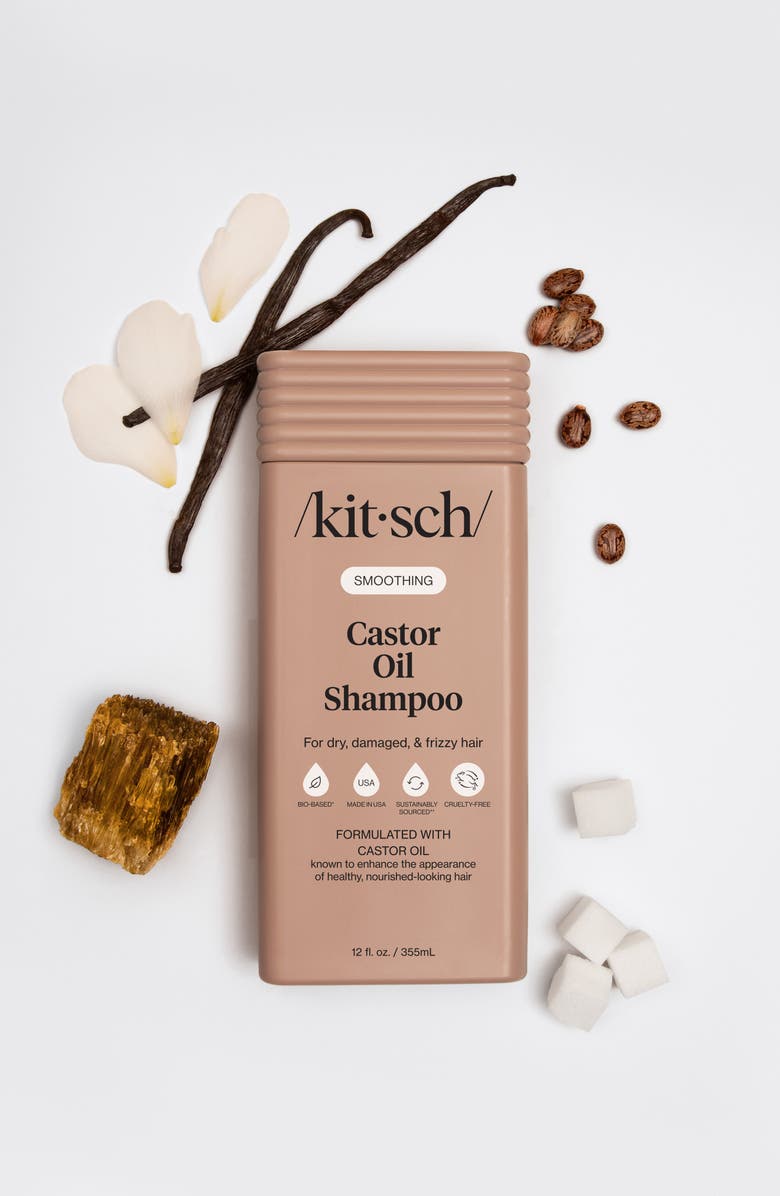 Kitsch Smoothing Castor Oil Liquid Shampoo, Alternate, color, 